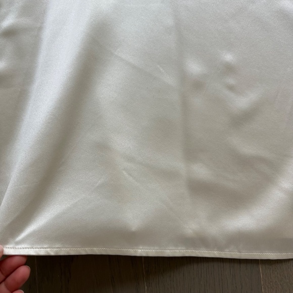 Reformation VERIA White Ivory Silk Halter Gown Dress Wedding Gown 2 - with tags - Picture 11 of 16